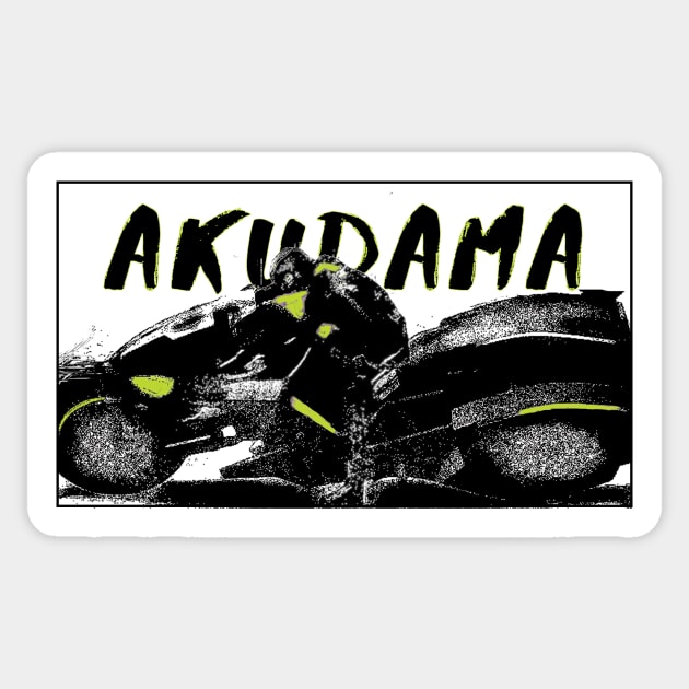 Akudama Drive '' NAKIGOTO '' V1 Sticker by riventis66